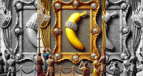 Hang It Wherever You Want! A Bananartistic Oddity